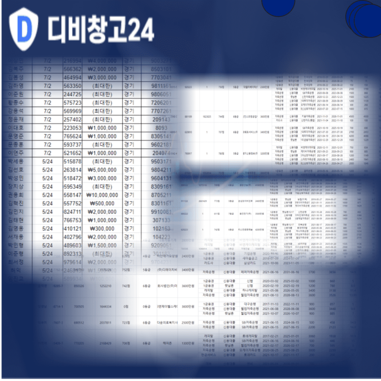 소액대출디비